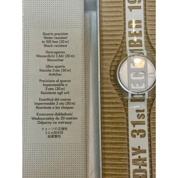 1999 Swatch GK302 “Last Swatch of the Millennium” – Vintage Watch in Alloy Case main image 4